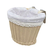 Maxbell Kids Bike Basket Cute Easy to Install Woven Design for Sports Outdoor Riding 21cmx16cmx16cm