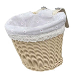 Maxbell Kids Bike Basket Cute Easy to Install Woven Design for Sports Outdoor Riding 21cmx16cmx16cm