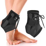 Maxbell Ankle Brace for Adults Portable Ankle Stabilizer for Running Sports Football S
