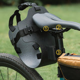 Maxbell Bicycle Saddlebag Mounting Bracket Versatile Lightweight Universal Accessory