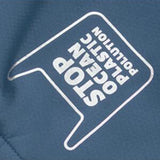 Maxbell Windproof Surf Poncho Thickened Fleece Lined Surf Coat Waterproof Swim Parka Blue