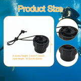 Maxbell Din Regulator Dust Cap with Attachment String to Protect Regulator Valve Cap