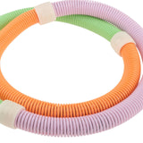 Maxbell Weighted Fitness Hoop Comfortable Home Gym Spring Hoop Waist Friendly Design 1.2kg