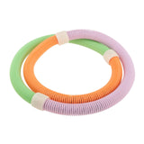 Maxbell Weighted Fitness Hoop Comfortable Home Gym Spring Hoop Waist Friendly Design 1.4kg