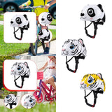 Maxbell Kids Bicycle Helmet Cartoon Lightweight for Bike Riding Cycling Roller Skate Panda