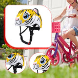 Maxbell Kids Bicycle Helmet Cartoon Lightweight for Bike Riding Cycling Roller Skate Tiger