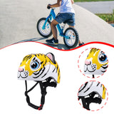 Maxbell Kids Bicycle Helmet Cartoon Lightweight for Bike Riding Cycling Roller Skate Tiger