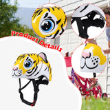 Maxbell Kids Bicycle Helmet Cartoon Lightweight for Bike Riding Cycling Roller Skate Tiger