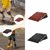 Maxbell Wooden Skateboard Ramp Balance Bike Ramp for Dirt Bike RC Car Roller Skating Red
