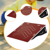 Maxbell Wooden Skateboard Ramp Balance Bike Ramp for Dirt Bike RC Car Roller Skating Red