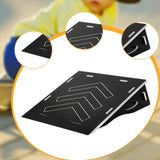 Maxbell Wooden Skateboard Ramp Balance Bike Ramp for Dirt Bike RC Car Roller Skating Black
