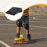 Maxbell Wooden Skateboard Ramp Balance Bike Ramp for Dirt Bike RC Car Roller Skating Black