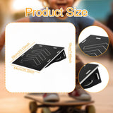 Maxbell Wooden Skateboard Ramp Balance Bike Ramp for Dirt Bike RC Car Roller Skating Black