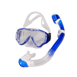 Maxbell Children Dry Top Snorkel Set Water Sports Anti Fog Professional Swim Goggles