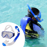 Maxbell Children Dry Top Snorkel Set Water Sports Anti Fog Professional Swim Goggles