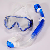 Maxbell Children Dry Top Snorkel Set Water Sports Anti Fog Professional Swim Goggles