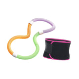 Maxbell Weighted Fitness Hoop Training Comfortable Spring Hoop for Back Home Outdoor 1.5kg