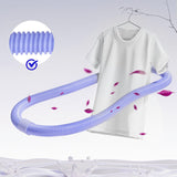 Maxbell Weighted Fitness Hoop for Adults Waist Training PVC Exercise Hoop for Travel Blue