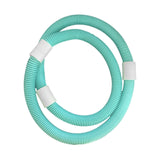 Maxbell Weighted Fitness Hoop for Adults Waist Training PVC Exercise Hoop for Travel Green