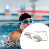 Maxbell Swimming Goggles Anti Fog No Leakage Clear Vision Wide View Swimming Glasses