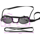 Maxbell Swimming Goggles Anti Fog No Leakage Clear Vision Wide View Swimming Glasses