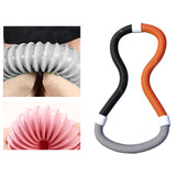 Maxbell Weighted Fitness Hoop Indoor Built in Metal Spring PVC Exercise Hoop for Gym