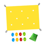 Maxbell Hole Tarp Team Building Game Teens Family Reunions Party Exercise Activities Yellow