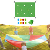 Maxbell Hole Tarp Team Building Game Teens Family Reunions Party Exercise Activities Green