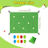 Maxbell Hole Tarp Team Building Game Teens Family Reunions Party Exercise Activities Green