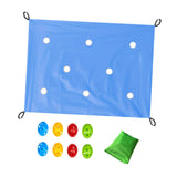 Maxbell Hole Tarp Team Building Game Teens Family Reunions Party Exercise Activities Sky Blue