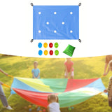 Maxbell Hole Tarp Team Building Game Teens Family Reunions Party Exercise Activities Sky Blue