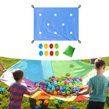 Maxbell Hole Tarp Team Building Game Teens Family Reunions Party Exercise Activities Sky Blue