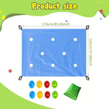 Maxbell Hole Tarp Team Building Game Teens Family Reunions Party Exercise Activities Sky Blue