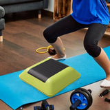 Maxbell Aerobic Step Platform Workout Dips Core Fitness Exercise Stepper Grass Green