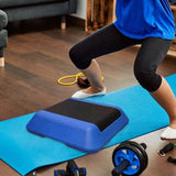 Maxbell Aerobic Step Platform Workout Dips Core Fitness Exercise Stepper Blue