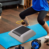 Maxbell Aerobic Step Platform Workout Dips Core Fitness Exercise Stepper Gray