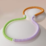 Maxbell Fitness Hoop Portable Outdoor Sports Folding Equipment for Adults Travel Gym green orange violet