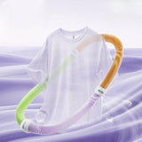 Maxbell Fitness Hoop Portable Outdoor Sports Folding Equipment for Adults Travel Gym green orange violet