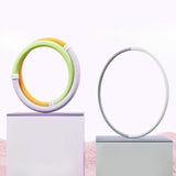 Maxbell Fitness Hoop Portable Outdoor Sports Folding Equipment for Adults Travel Gym green orange violet