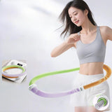 Maxbell Fitness Hoop Portable Outdoor Sports Folding Equipment for Adults Travel Gym green orange violet