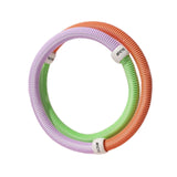 Maxbell Fitness Hoop Portable Outdoor Sports Folding Equipment for Adults Travel Gym green orange violet