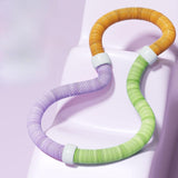 Maxbell Fitness Hoop Portable Outdoor Sports Folding Equipment for Adults Travel Gym green orange violet