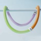 Maxbell Fitness Hoop Portable Outdoor Sports Folding Equipment for Adults Travel Gym green orange violet