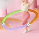Maxbell Fitness Hoop Portable Outdoor Sports Folding Equipment for Adults Travel Gym green orange violet