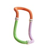 Maxbell Fitness Hoop Portable Outdoor Sports Folding Equipment for Adults Travel Gym green orange violet