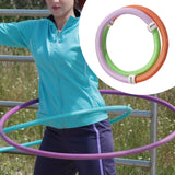 Maxbell Fitness Hoop Portable Outdoor Sports Folding Equipment for Adults Travel Gym green orange violet
