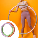 Maxbell Fitness Hoop Portable Outdoor Sports Folding Equipment for Adults Travel Gym green orange violet