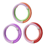 Maxbell Fitness Hoop Portable Outdoor Sports Folding Equipment for Adults Travel Gym green orange violet