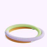 Maxbell Fitness Hoop Portable Outdoor Sports Folding Equipment for Adults Travel Gym violet pink