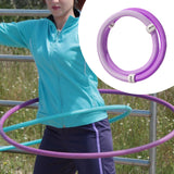 Maxbell Fitness Hoop Portable Outdoor Sports Folding Equipment for Adults Travel Gym violet pink